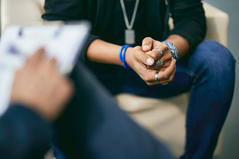 Image showing a teens hands